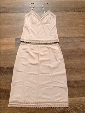 Vintage Dior Blush Pink Matching Set